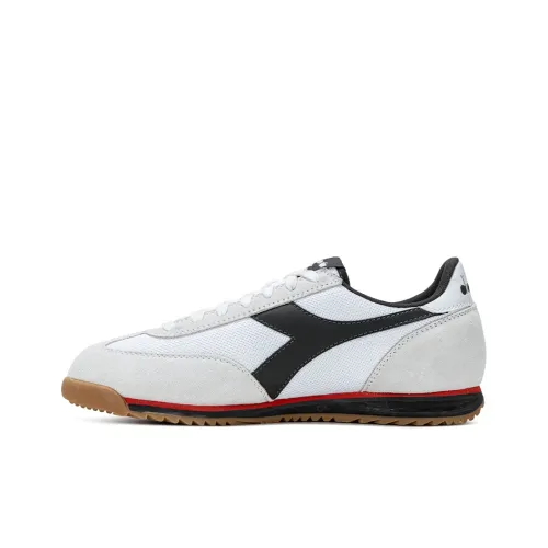 DIADORA Повседневный Низкий Топ Белый Черный Унисекс
