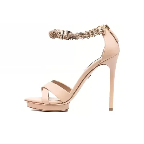 Roberto Cavalli One Ремешок Сандалии 12 см Женские Розовые