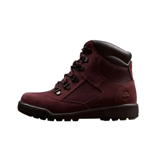 Timberland Field Boots Детские ботинки Высокие Красные Kids
