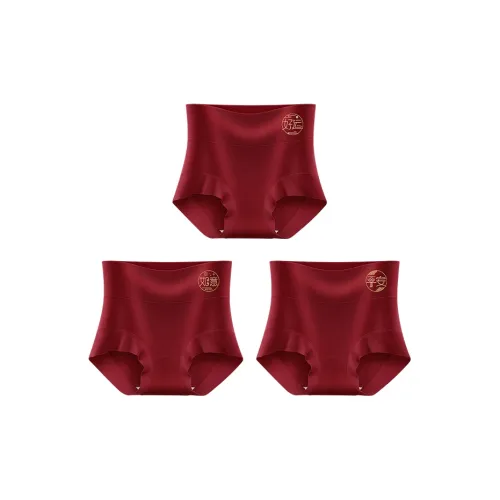 Misae Proud Нижнее белье Женское 3 упаковки Анкора Красный