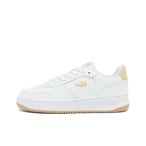 LACOSTE L001 Low Топ Скейтборд Кроссовки Женские Белые Розовые