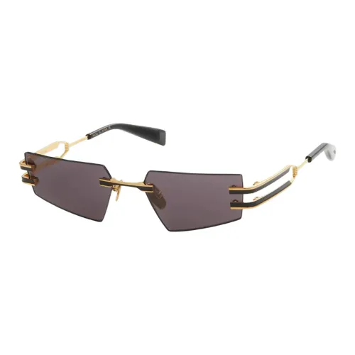 BALMAIN Металл Нерегулярная форма Солнцезащитные очки Унисекс Золото