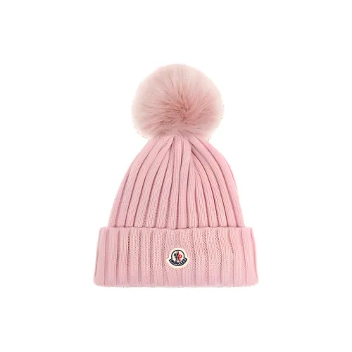 Moncler Шерстяные Шапки Женские Розовые