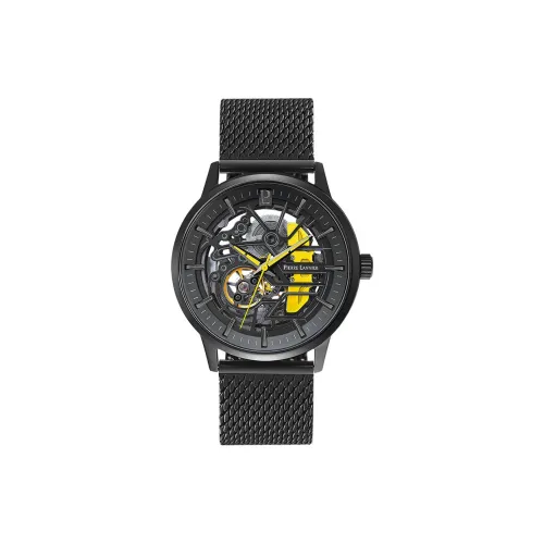 PierreLannier Paddock Наручные часы Механический механизм Нержавеющая сталь Ремень 43mm Черепный циферблат Мужские часы