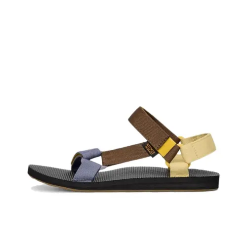 Teva Original Universal Пляжные сандалии Мужские Коричнево-желтые