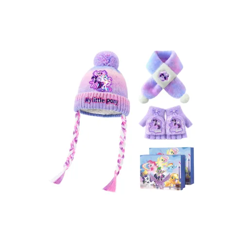 MY LITTLE PONY Полиэстер Трикотаж Шарфы Детский Градиент Фиолетовый