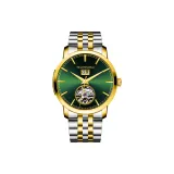 Средний Золотой Зеленый Циферблат