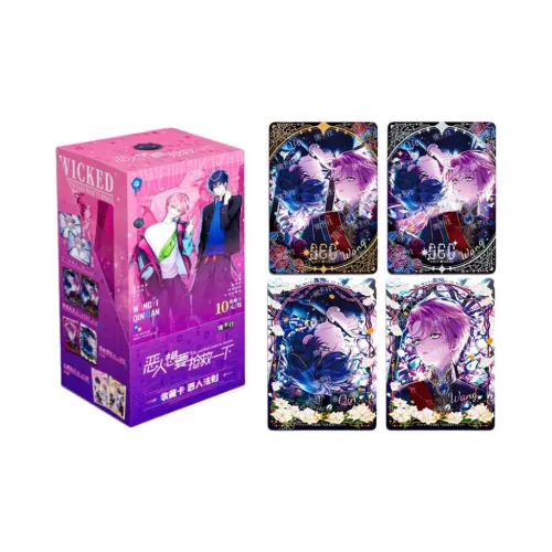 CARD.FUN Villain хочет спасти коллекционную карту IP Аниме целая коробка 10 пакетов