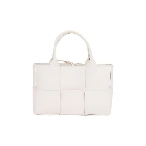 Bottega Veneta Arco Кожа Тоут Сумка Сумка для покупок Сумка Мини Женская Белая