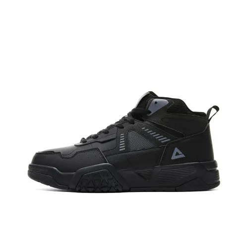 PEAK Oтскок визуально увеличивает рост устойчивый к истиранию противоскользящий высокий топ кэжуал унисекс черный Paloma серый