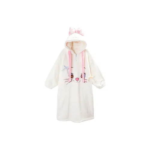 GUKOO x Disney Ночная сорочка Женская Молочно-белая