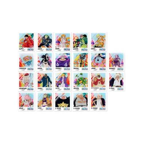 TOEI ANIMATION X ONE PIECE Ван-Пис Комикс Agathe Polaroid Ветер Refrigerator Stickers Луффи Zoro Акрил Кронштейн