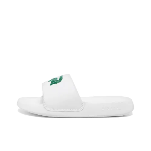 LACOSTE Слипоны Бело-зеленый Женские