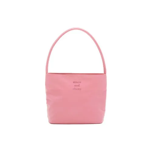 MUCU AND EBONY Полиэстер Сумка с одним плечевым ремнем Женская Розовая