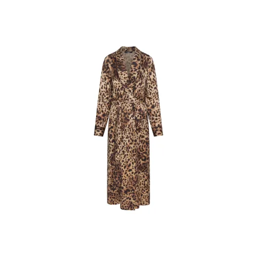 Skims DOLCE&GABBANA Collaboration Леопардовый принт Женские Банные халаты