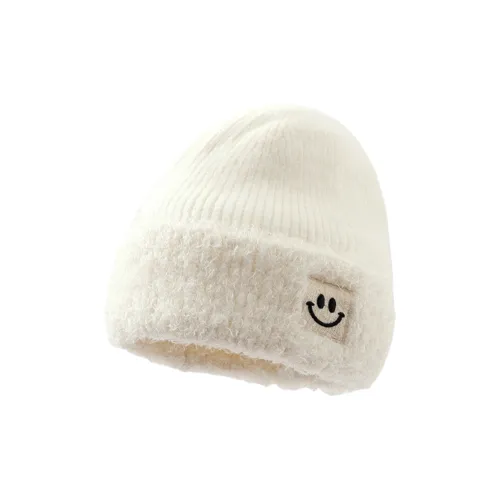 NOMK Акриловые шапки-бини Женские Белый Черный Хаки Бежевый КАМЕЛ