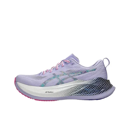 Lucy Charles Barclay x Asics SUPERBLAST 2 Low Топ Беговые кроссовки Унисекс Фиолетовый Серебряный