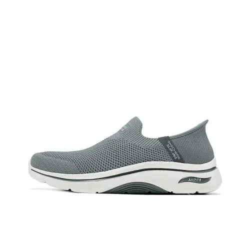 Skechers MEN'S GO WALK Низкий Топ Casual Мужской Серый