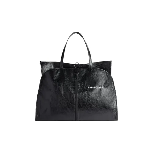 Balenciaga Arena Овечья кожа Сумка-тоут Сумка для покупок Мужская Черная