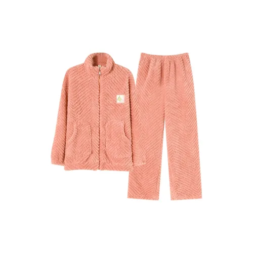 LEZIYUN Пижамный комплект женский розовый