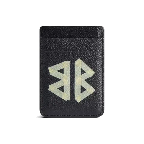 Balenciaga Рельефная Телячья Кожа Держатель для Карт Мужской Черный