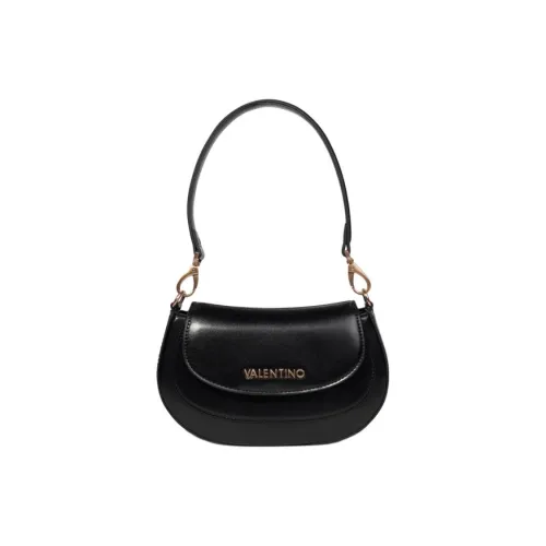Valentino Smooth Leather Crossbody Bag Shoulder Bag Women's Black Валентино Гладкая Кожа Сумка через плечо Сумка на плечо Женская Черная