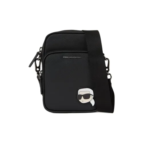Сумка через плечо из полиуретана Karl Lagerfeld мужская черная
