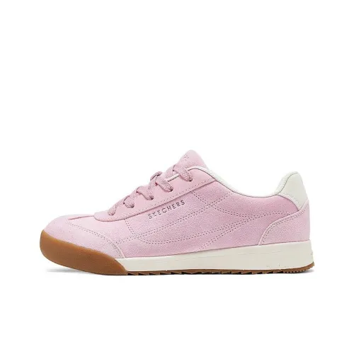 Skechers Zinger 2,0 Устойчивые к истиранию Низкие Кроссовки для скейтбординга Женские Розовые