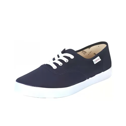 VICTORIA BECKHAM Low-Top Canvas Shoes Blue Women's