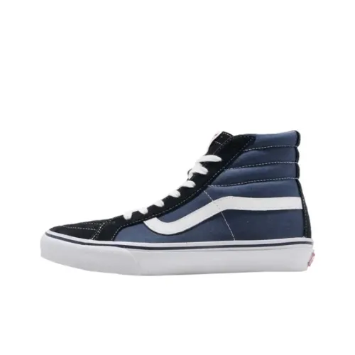 Vans Sk8 Hi Высокие Кроссовки для Скейтбординга Мужские Синие