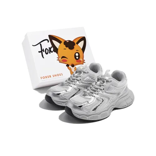 FOXER Slip-resistant Abrasion-resistant Breathable Coating Low-Top Footwear Women's FOXER Противоскользящий Устойчивый к износу Дышащий Покрытие Низкие Кеды Женские