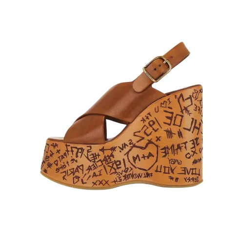 Chloe One Ремешок Сандалии 13 см Женские Коричневый