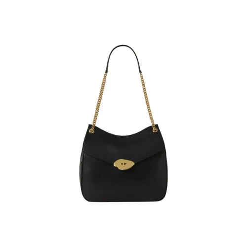 Mulberry Кожа Сумка Сумка через плечо Женская Черная