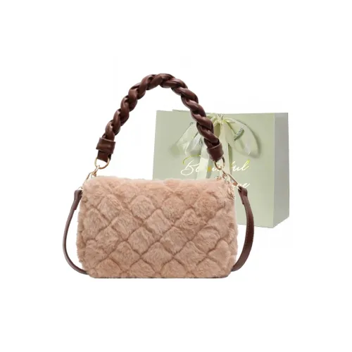 JIANGLIDA Плюшевая сумка через плечо сумка для женщин многоцветная