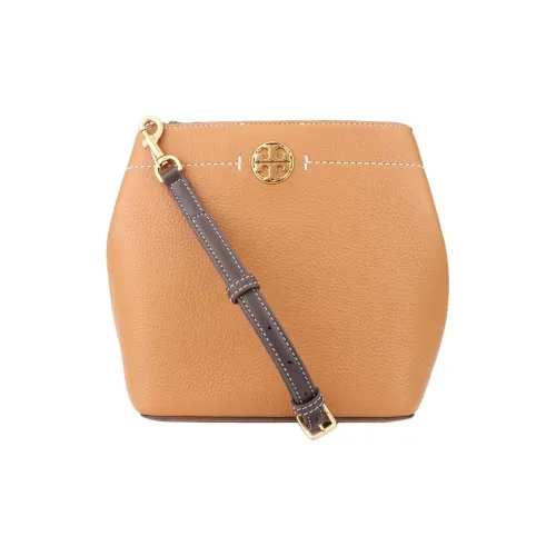 TORY BURCH Кожа Сумка через плечо Женская Рыжевато-коричневый Коричневый