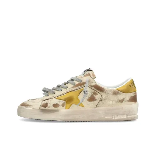 Golden Goose Stardan Скейтборд Кроссовки Низкие Бежевые Мужские