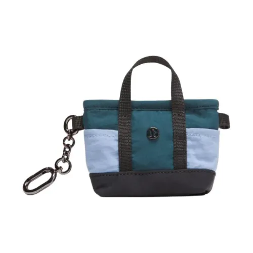 lululemon Переработанный нейлон Сумка Аксессуар Женские Циановый Голубая ива Черный