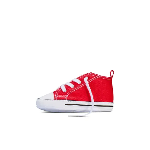 Converse Chuck Taylor All Star Anti KICK и устойчивый к истиранию MID Топ Обувь для малышей Красный Infant и Toddler