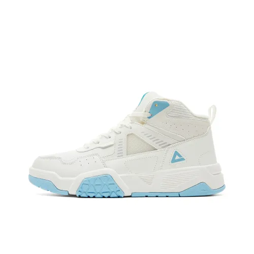 PEAK Rebound Устойчивый к истиранию Легкий Bottom Resistant MID Топ Casual Мужской Milk White Blue