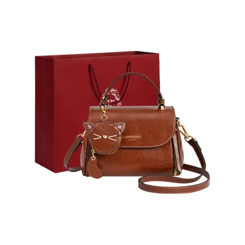 Old Man's Head Спилок коровьей кожи с синтетической кожей одно плечо сумка стандартный размер женский светло-коричневый