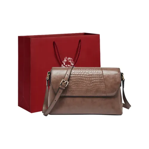 Old Man's Head Сумка через плечо из синтетической кожи маленькая квадратная сумка сумка через плечо маленькая женская кофейного цвета