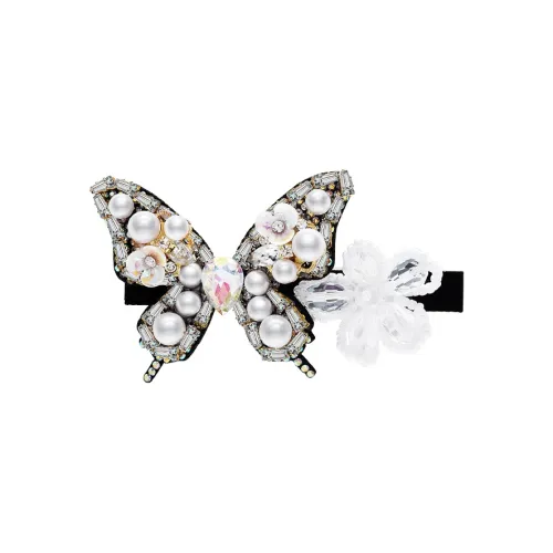 ROYALSASA Искусственный кристалл Заколки для волос Женские