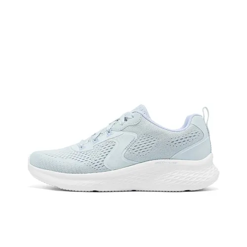 Skechers Sport Легкий Низкий Топ Casual Женский Светло-Синий