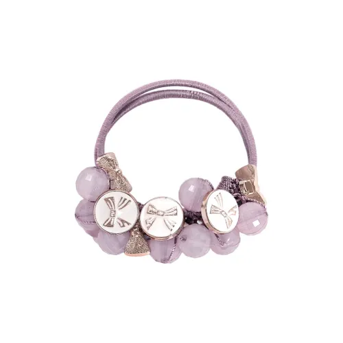 ROYALSASA Акрил Искусственный кристалл Эластичная резиновая лента Резинка для волос Женская