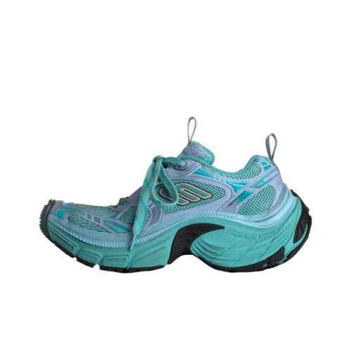 Balenciaga 6XL Low Топ Толстая подошва Кроссовки Мужские Озерный Синий