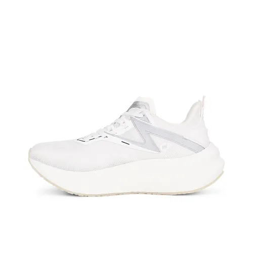 WEIMING Slip-resistant Abrasion-resistant Low Top Carbon Plate Running Shoes Unisex Moon White WEIMING Противоскользящие Износостойкие Низкие Топы Карбоновая Плита Беговые Кроссовки Унисекс Лунный Белый