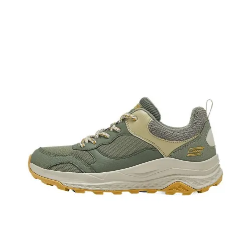 Skechers Повседневный Низкий Топ Оливково-Зеленый Многоцветный Женский