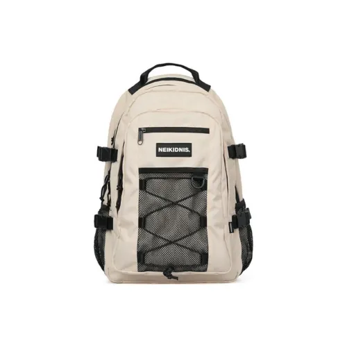 NEIKIDNIS Полиэстер Рюкзак Unisex Light Бежевый