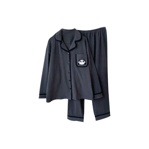 METE WHALE MT Пижамный комплект Женские Серый Панда