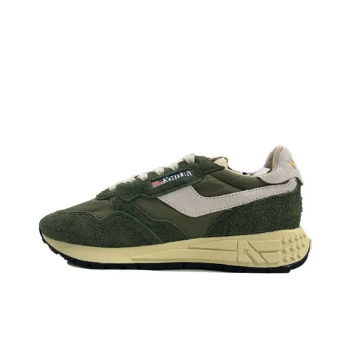 AUTRY Baskets Reelwind Амортизация Низкий Топ Повседневная Обувь Мужская Зеленая